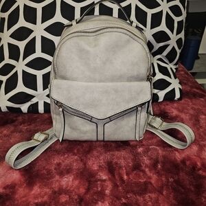 Elegant Gray Women's Backpack